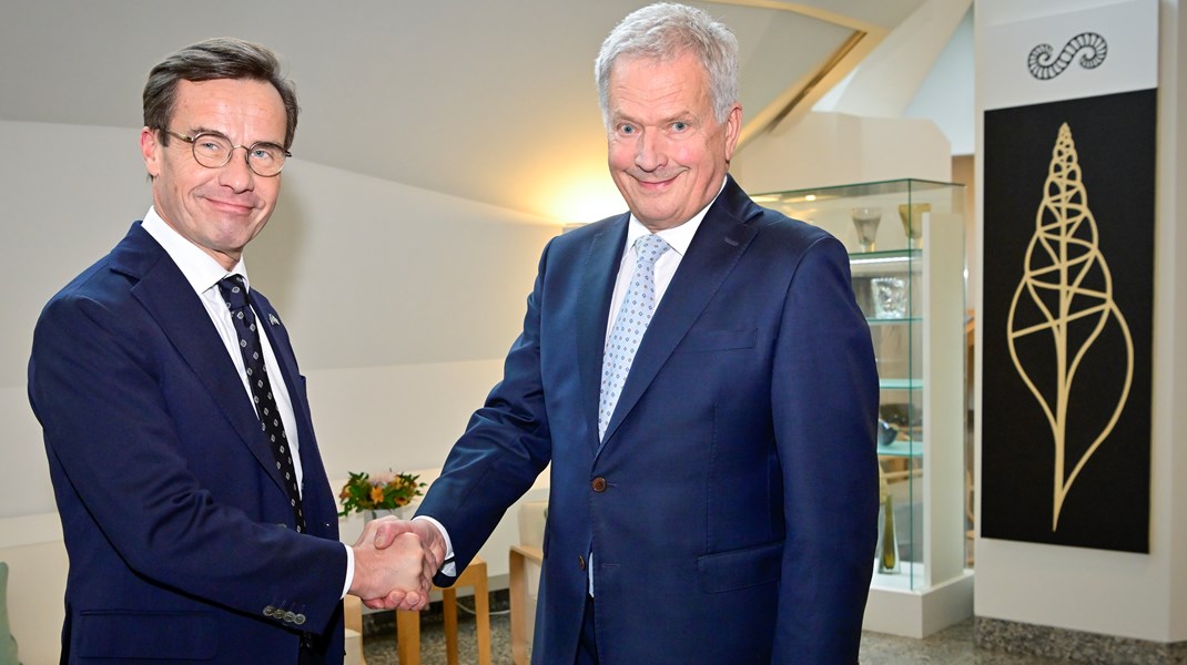 På onsdag tar statsminister Ulf Kristersson (M) emot Finlands president Sauli Niinistö och även Norges statsminister
Jonas Gahr Støre på Harpsund för att diskutera säkerhetspolitik och kriget i Ukraina. 