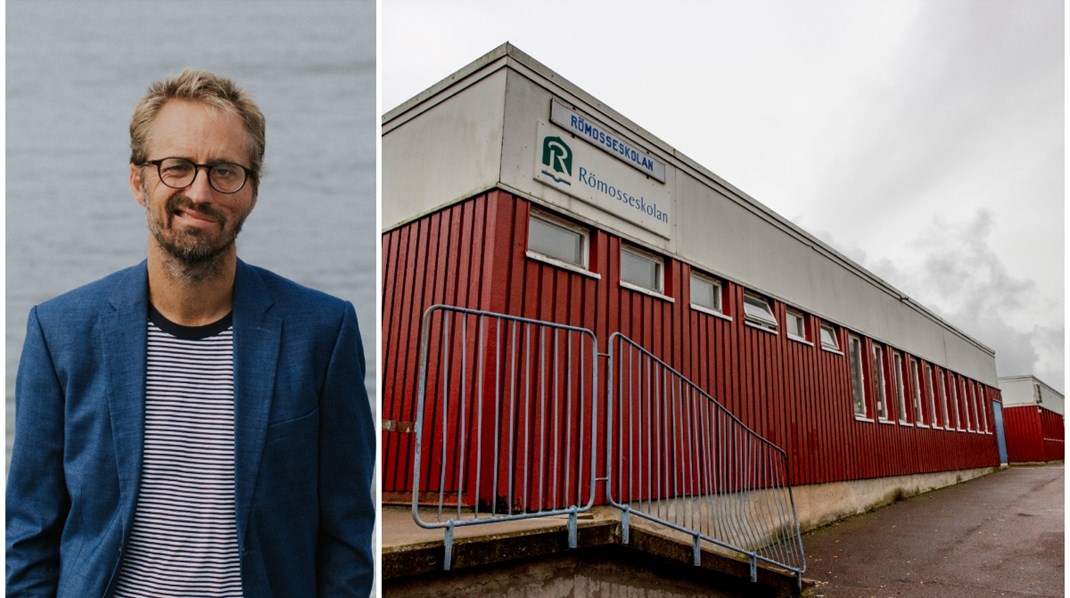 Emil Mattsson är direktor för Räddningsmissionen som tog över elever och personal från Römosseskolan. Sedan terminsstart har undervisning bedrivits i samma lokaler. 