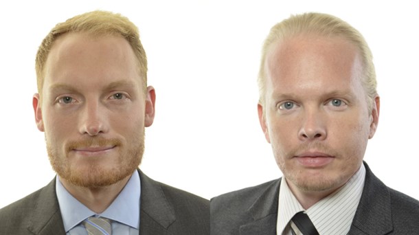 Aron Emilsson (SD) och Fredrik Eriksson (SD)