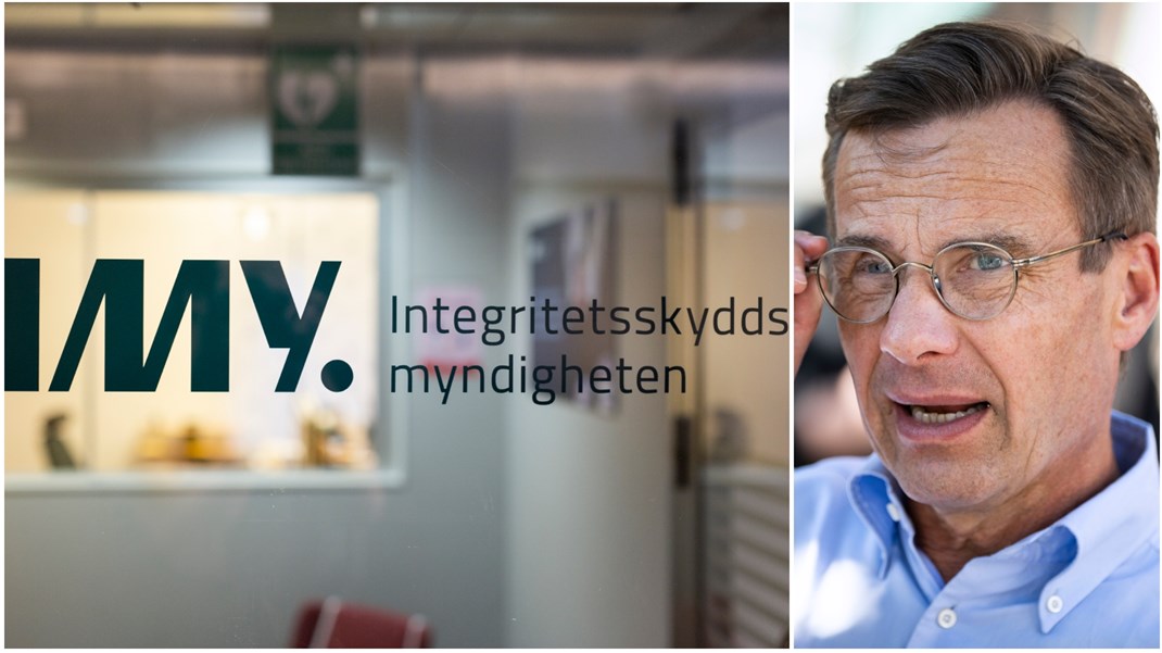 Klagomålen rör hur Moderaterna behandlat personuppgifter i samband med videohälsningarna från statsminister Ulf Kristersson.