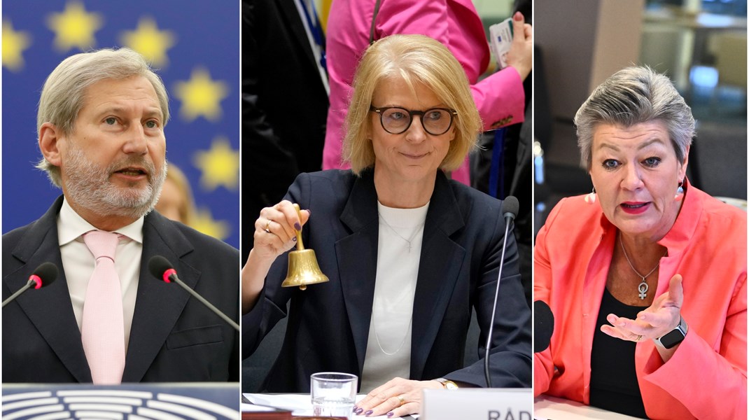 EU-kommissionär Johannes Hahn kommer till Stockholm, där finansminister Elisabeth Svantesson också tar emot sina europeiska kolleger i slutet av veckan. Ylva Johansson kommer till SNS, fast digitalt. 