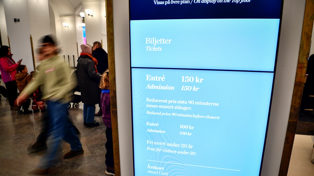 Kulturanalys sågar fri entré-reformen för statliga museer