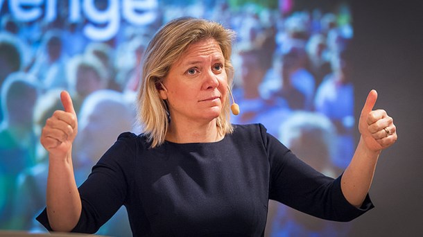 Det går bra för staten, och finansminister Magdalena Andersson (S) kan glädjas åt stora skatteintäkter. 