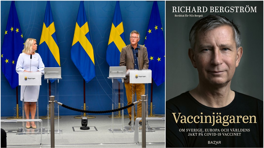 Domen är hård mot Anders Tegnells och Folkhälsomyndighetens hantering av pandemin i boken Vaccinjägaren där vaccinsamordnaren Richard Bergström berättar sin historia för journalisten och författaren Nils Bergeå. Utgiven av Bazar Förlag. 