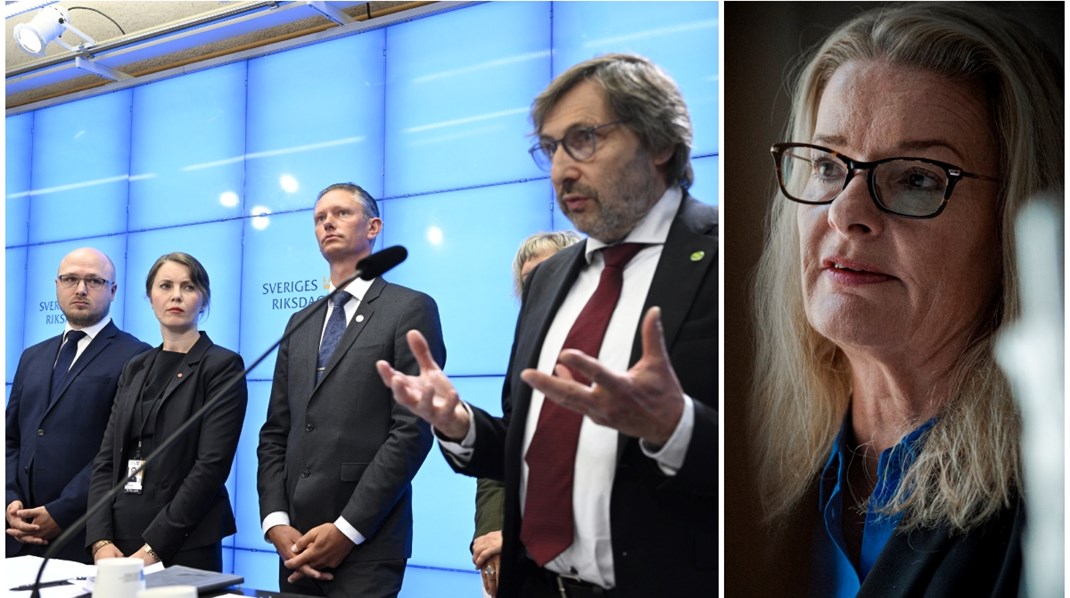 ”Media måste kunna fortsätta granska, så att det inte blir locket på när ett uttalande anmäls”, anser KU-ledamoten och Lotta Edholms partikollega Malin Danielsson (L). 