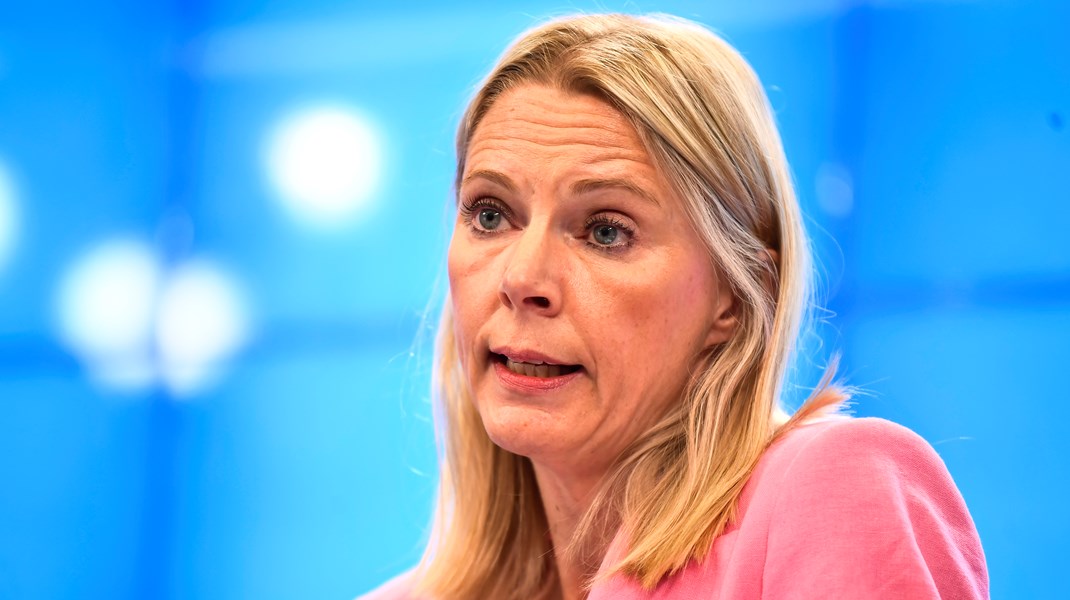 Socialdemokraternas partiledare Magdalena Andersson höll tillsammans med partiets utbildningspolitiska talesperson Åsa Westlund en pressträff om åtgärder på skolområdet. 