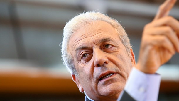 EU-kommissionären Dimitris Avramopoulos.