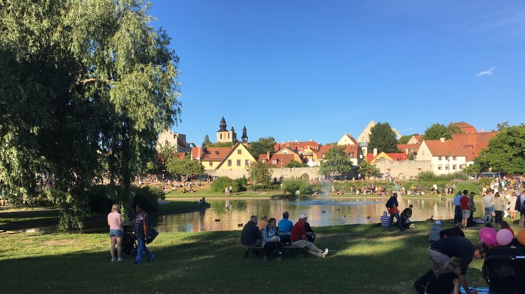 Mest överskattat med Almedalen är rosévinet, enligt Hyresgästföreningens förbundsordförande Marie Linder. David Josefsson (M) berättar om när han var utklädd till en emu under Almedalsveckan 2003.