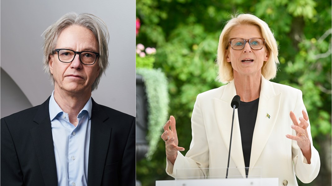 Håkan Regnér, Saco och finansminister Elisabeth Svantesson (M).