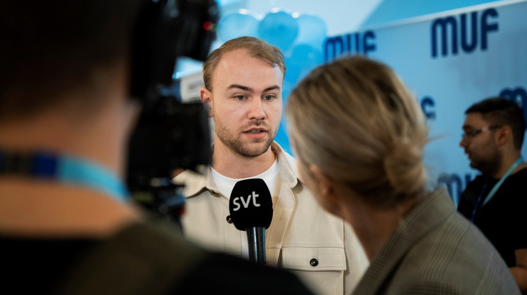 ”Nu fortsätter det viktiga arbetet för att Moderata ungdomsförbundet ska bli större och starkare”, säger Douglas Thor, förbundsordförande för Muf.