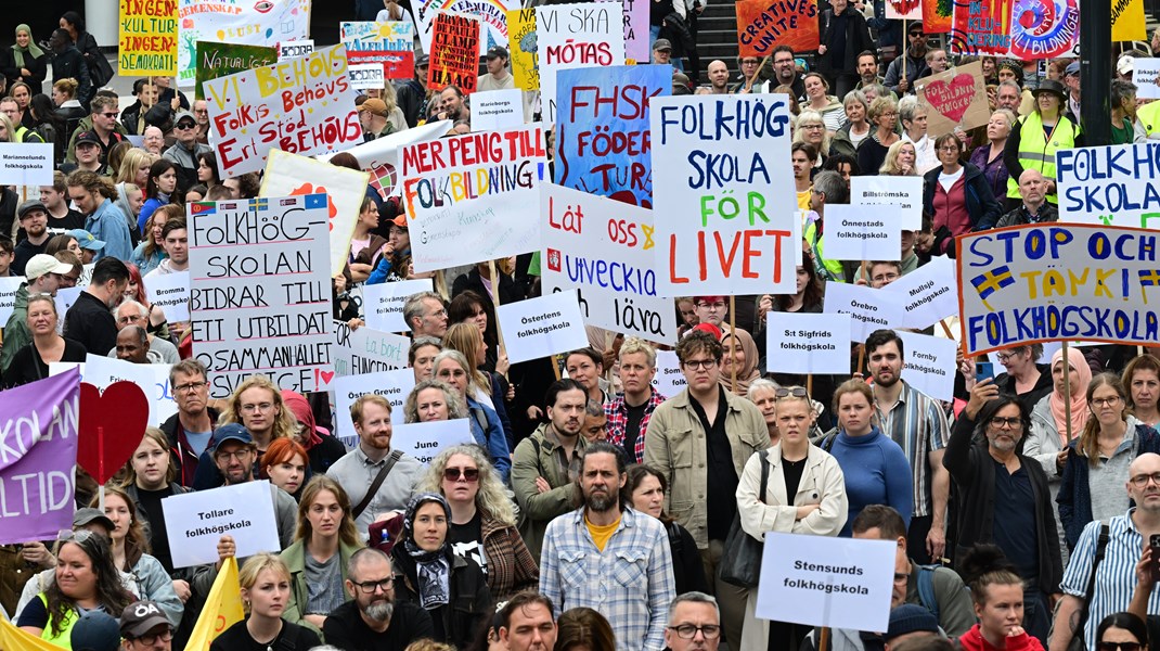 Varför inser inte regeringen att en investering i folkhögskolan i själva verket är en besparing?