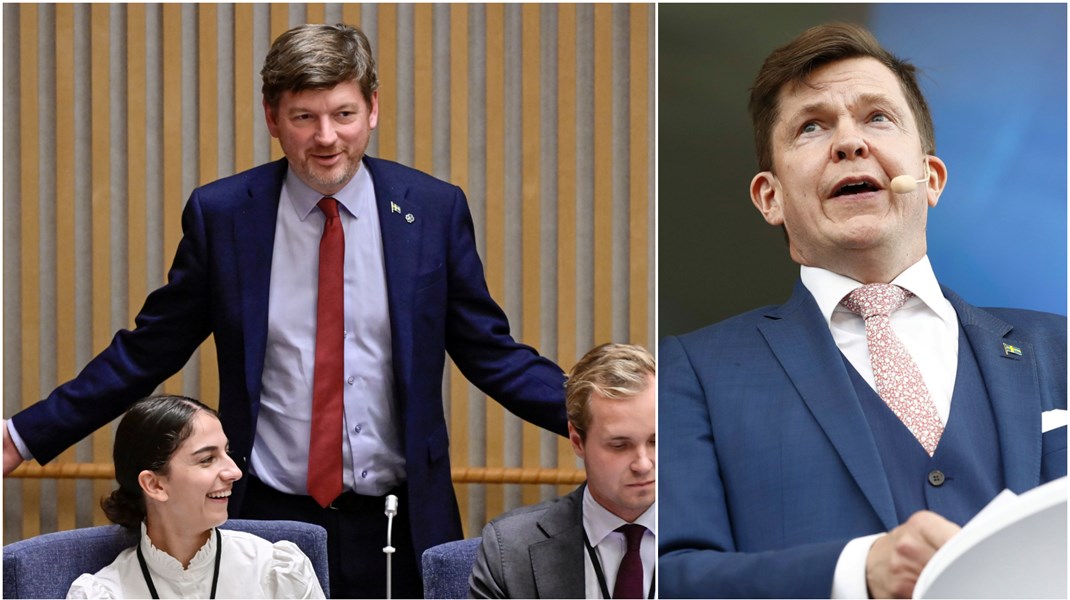 Martin Ådahl, Centerpartiets ekonomiskpolitiska talesperson, fick över tio röster i det senaste talmansvalet. 