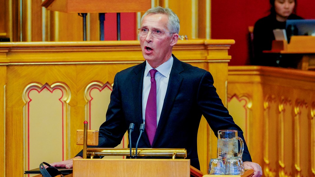 ”Jag ser fram emot mer nordiskt samarbete, men jag vill inte ha ett nordiskt block i Nato”, säger Natos generalsekreterare Jens Stoltenberg under öppningen av Nordiska rådets 75:e session i Stortinget, Oslo.