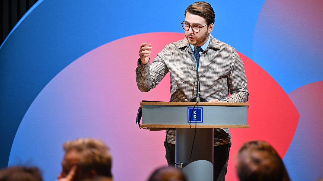 Stefan Sarmes är ordförande för Kristdemokraternas ungdomsförbund KDU.