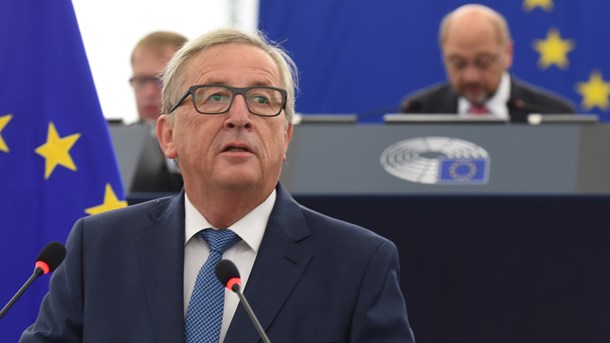 EU-kommissionens ordförande Jean-Claude Juncker höll det årliga ”State of the Union”-talet i Europaparlamentet i Strasbourg på onsdagen.