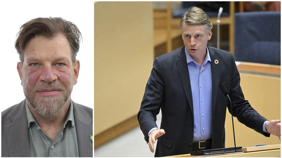 Han ersätter Per Bolund i riksdagen