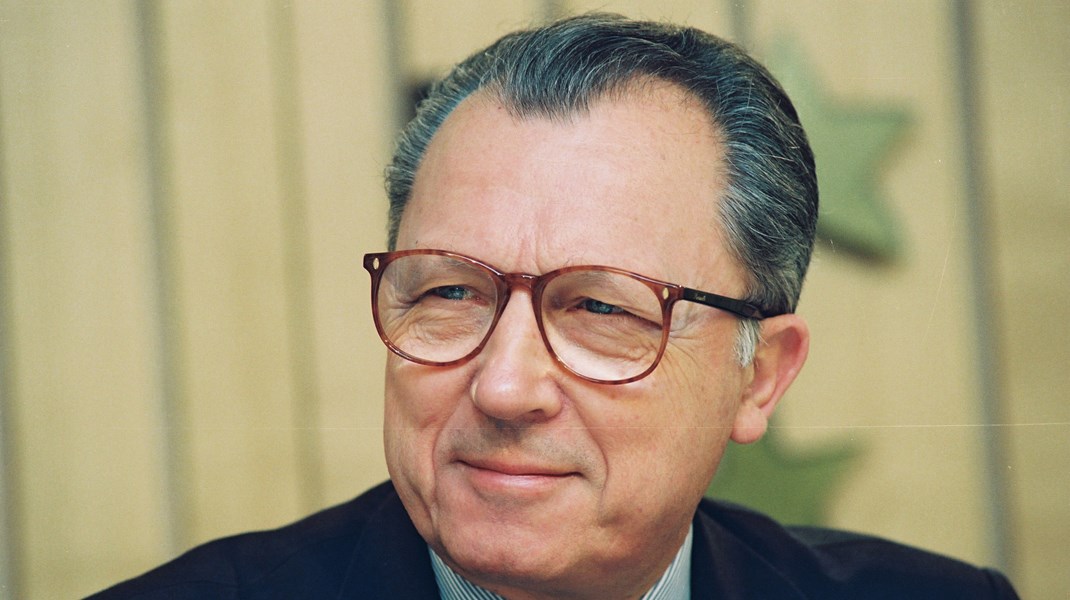 Fransmannen Jaques Delors var ordförande för EU-kommissionen 1985-1995. 