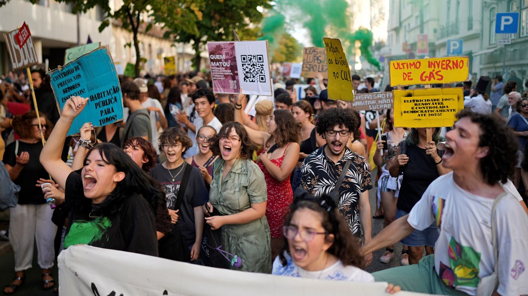 Lissabon är en av de städer där människor de senaste månaderna protesterat mot levnadsstandard och bristen på bostäder. Även i Dublin och Amsterdam är städer där liknande protester skett. 