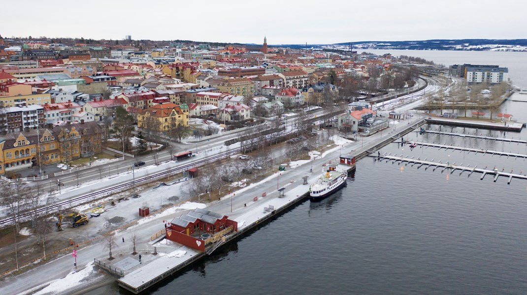 Östersund vid Storsjön.