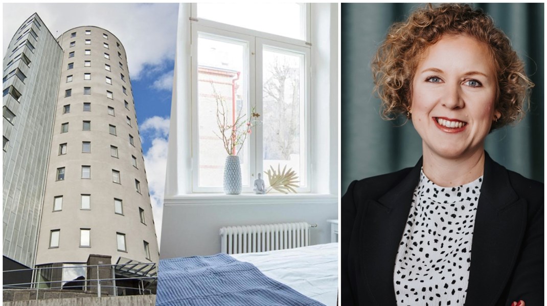 ”Mycket av framtiden ligger i det redan byggda, det måste vi alla inse”, säger Stina Olén, vd Studentbostadsföretagen