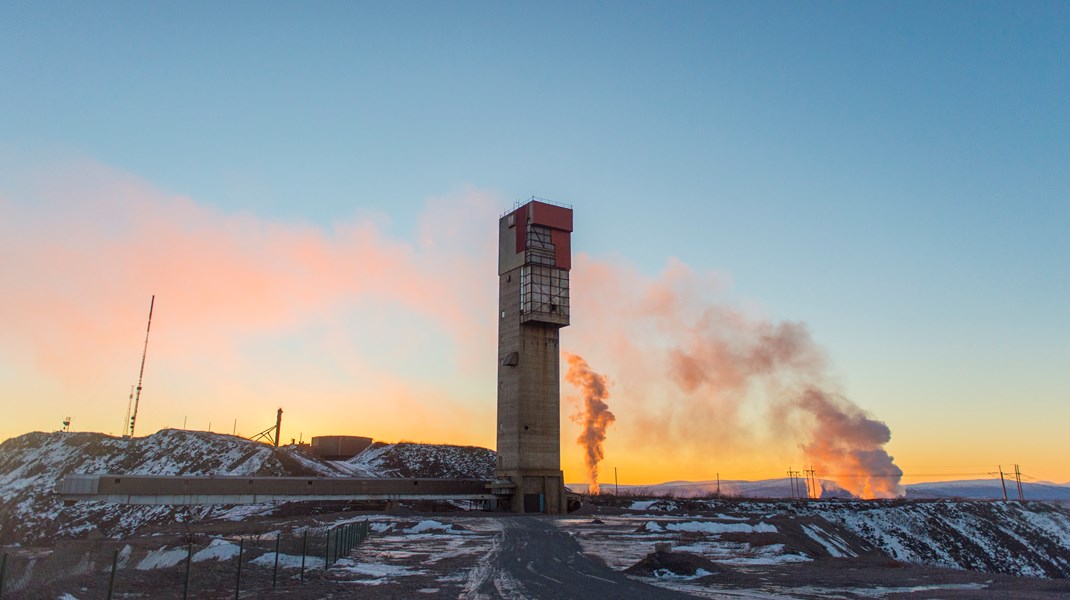 LKAB:s gruva i Kiruna.