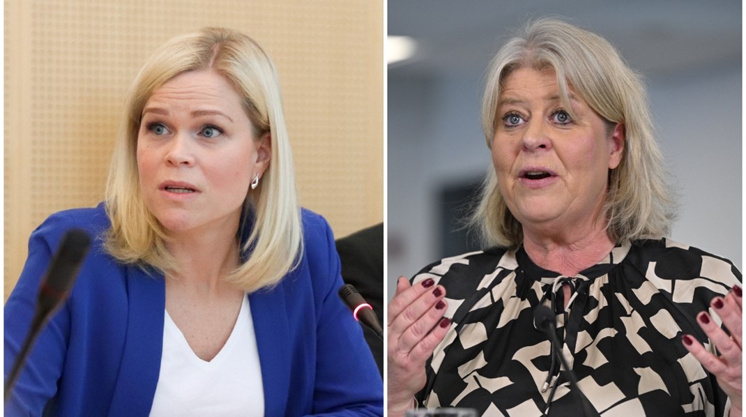 Jämställdhetsminister Paulina Brandberg (L) och socialtjänstminister Camilla Waltersson Grönvall (M) vill ha fler verktyg för att kunna förebygga att barn i en hederskontext förs utomlands.