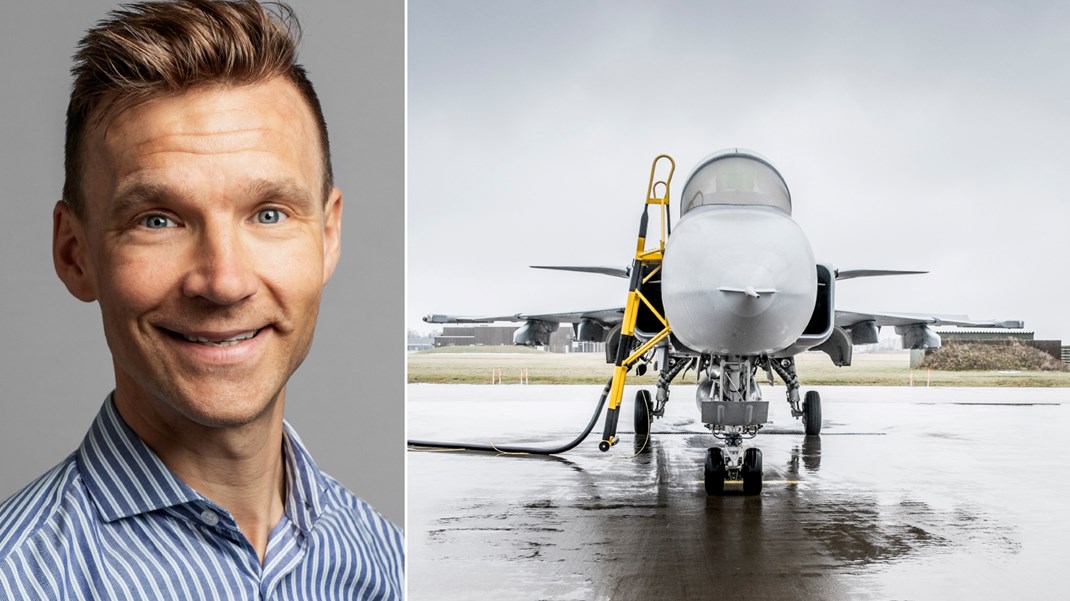 PFAS har bland annat förekommit i flygvapnets brandskum. JAS-planet har inget med målet mellan Försvarsmakten och det kommunala vattenbolaget i Uppsala att göra. 