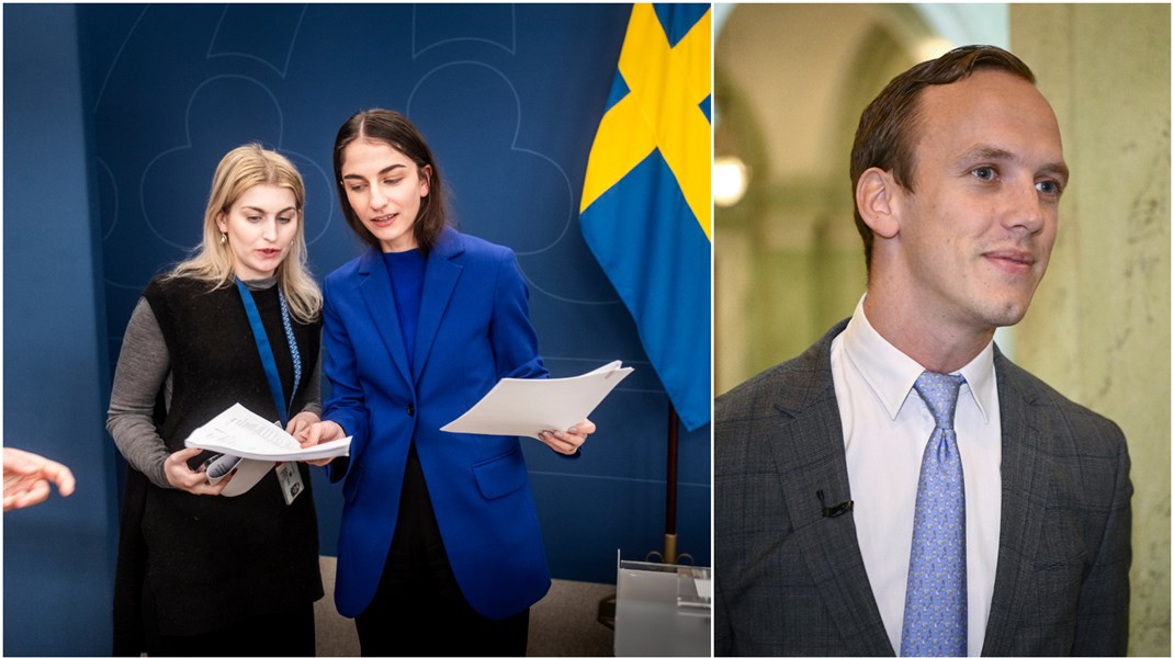 Anna Simon-Karlsson är politiskt sakkunnig hos klimat- och miljöminister Romina Pourmokhtari (L). Från SD:s håll har presschefen, Oskar Cavalli Björkman, fått kontor i Regeringskansliet.