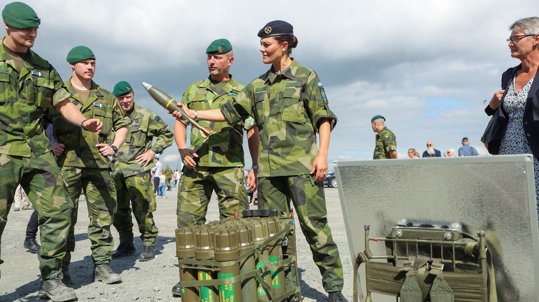 Kronprinsessan ska utbildas till officer