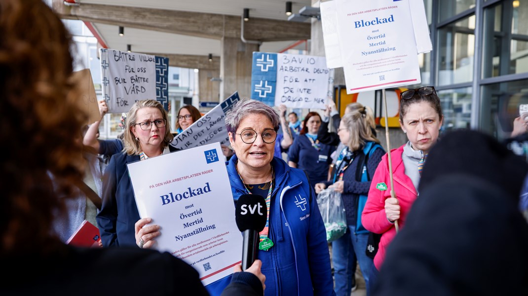 Den 20 maj träder blockaden i kraft för 5 000 kommunanställda om SKR och Sobona inte möter Vårdförbundets krav. 