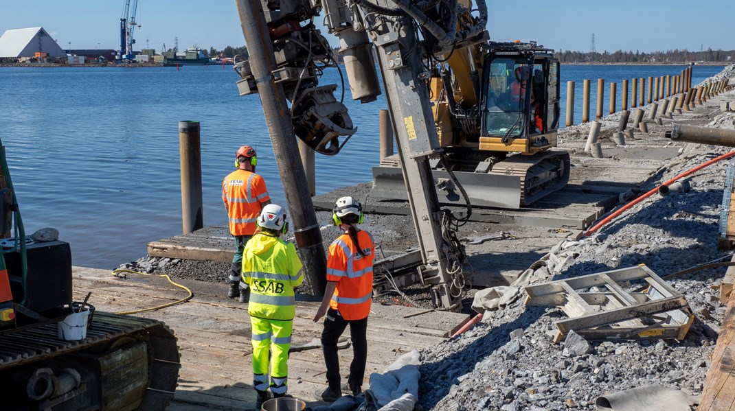 De är först ut med (nästan) fossilfria pålar 