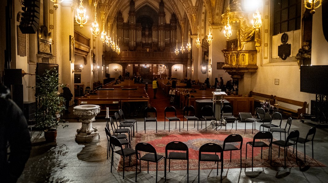 S:ta Clara kyrka i Stockholm är en av de församlingar som betjänar många utsatta.