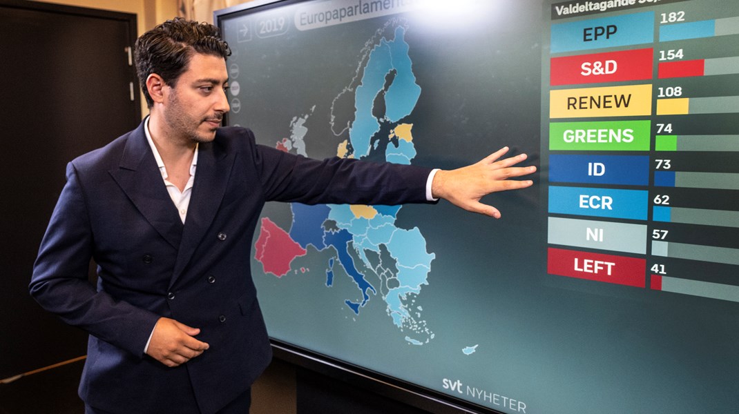 Programledaren Fouad Youcefi kommer presentera SVT:s vallokalsundersökning på kanalens valvaka på söndagskvällen.