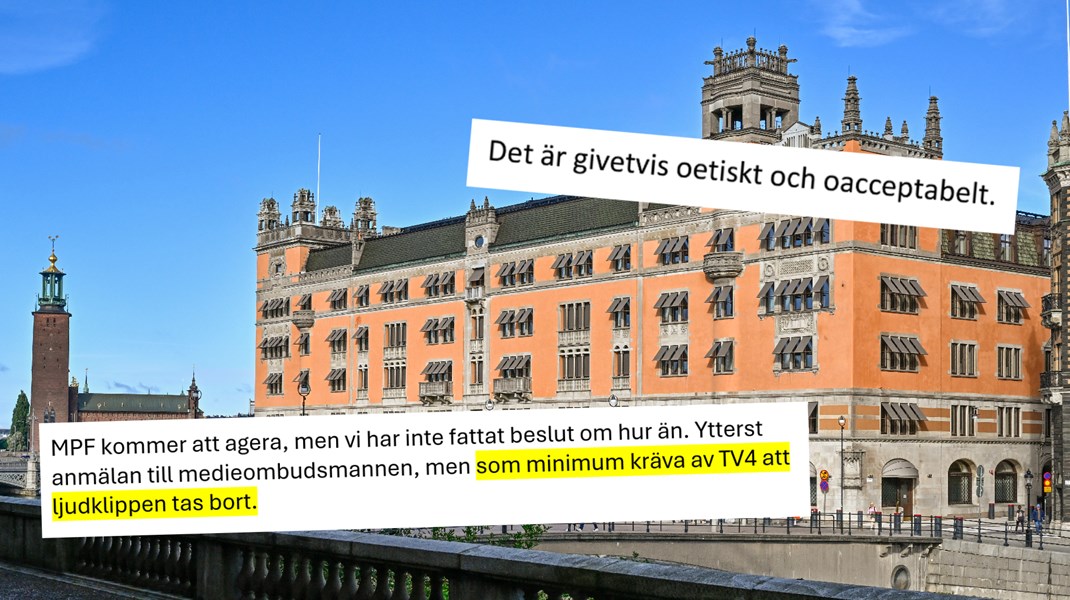 Läs mejlet från MPF till Regeringskansliet här