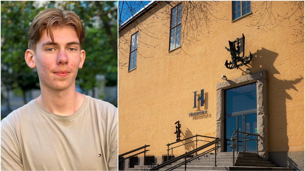 Neo Holgersson vill inspirera fler unga att bli intresserade av svensk historia.