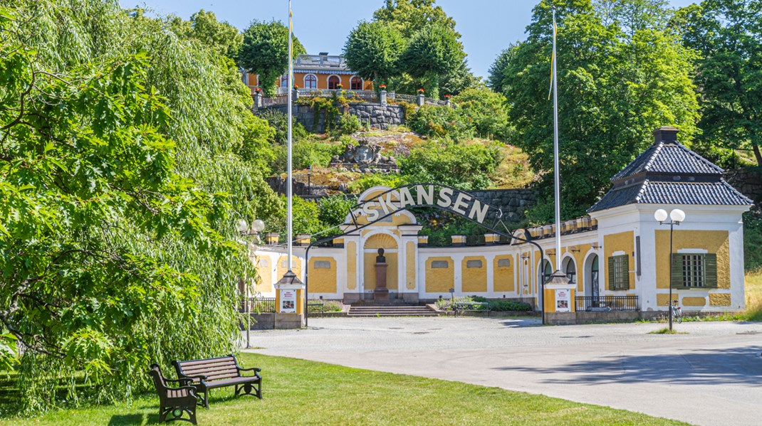 Hazeliusporten på Skansen i Stockholm. 