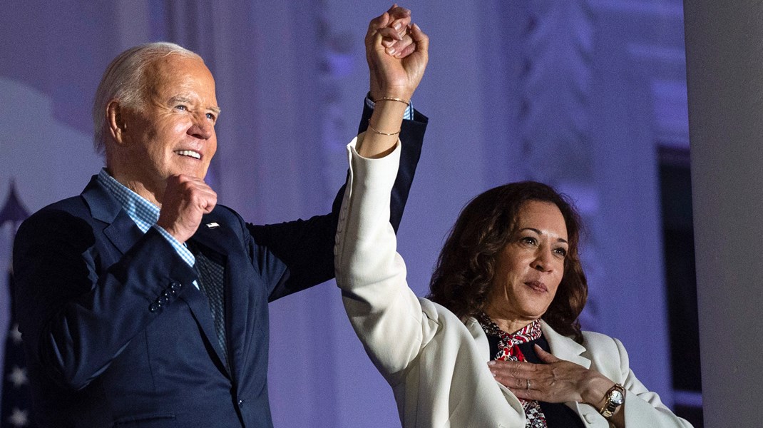 Joe Biden, 81, och Kamala Harris, 59. 