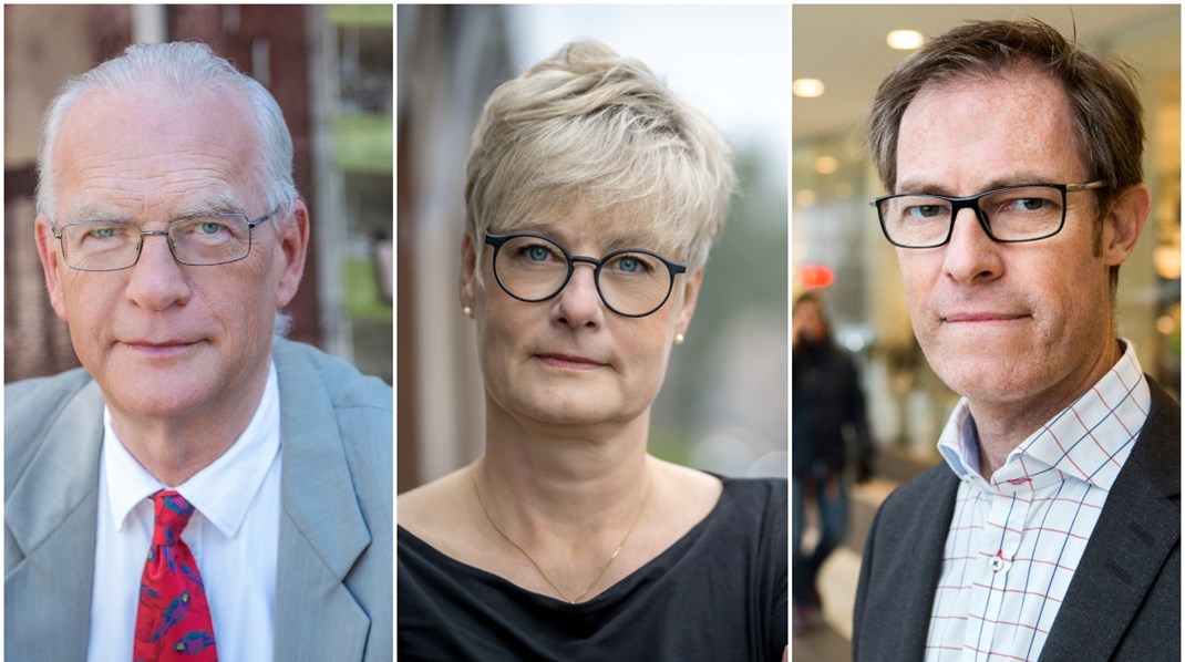 Jörgen Mark-Nielsen, Sveriges Allmännytta, Marie Linder, Hyresgästföreningen och Martin Lindvall, Fastighetsägarna. 