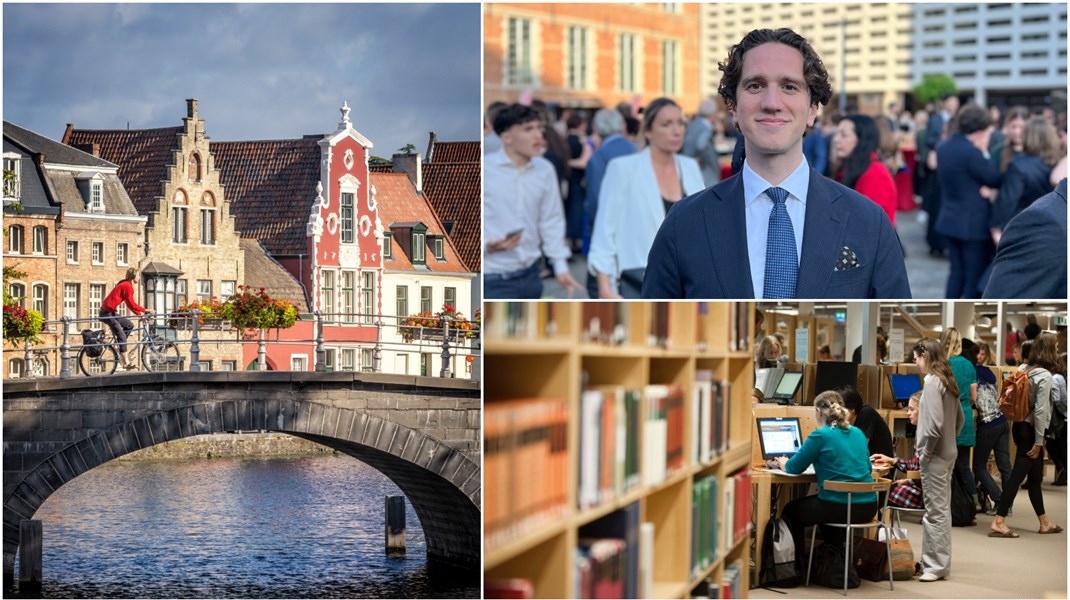 Christopher Andersson var en av tre svenskar som studerade på det prestigefulla Collage of Europe i belgiska Brügge förra läsåret. Han tror att ansökningarna till skolan kan komma att öka bland svenskar när fler veta att möjligheten finns – och att det finns flera stipendier att få. 