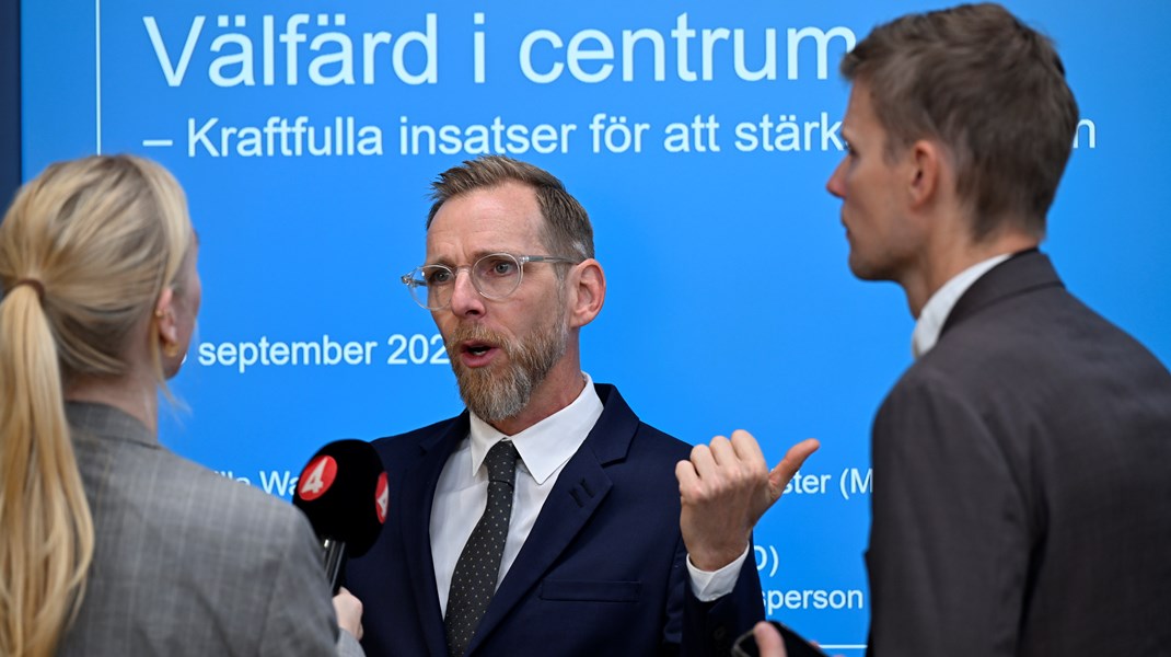 Socialminister Jakob Forssmed (KD) vill minska köerna till bup betydligt snabbare.