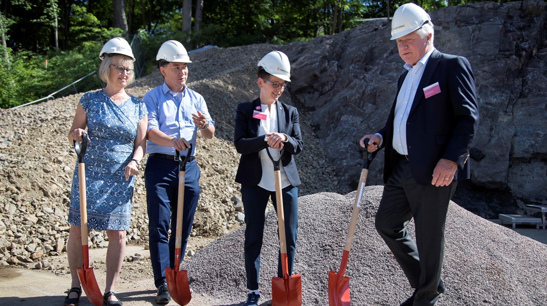 Järnvägstunneln Västlänken, där ”första spadtaget” togs 2018, är ett av objekten som fått delar av sitt EU-stöd det senaste året. Arkivfoto.