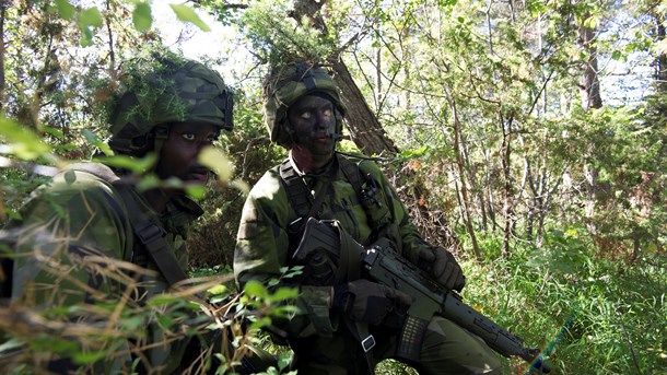 Arméns
Jägarbataljon genomför krigsförbandsövning  på Gotland.