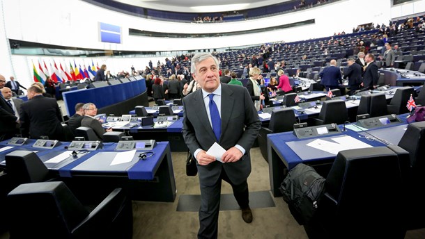 Antonio Tajani är ny talman i EU-parlamentet