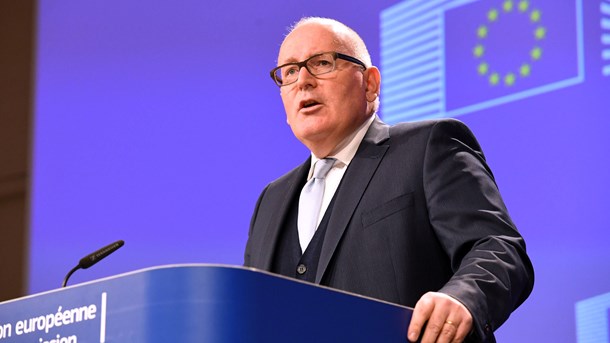 Kommissionens förste vice ordförande Frans Timmermans