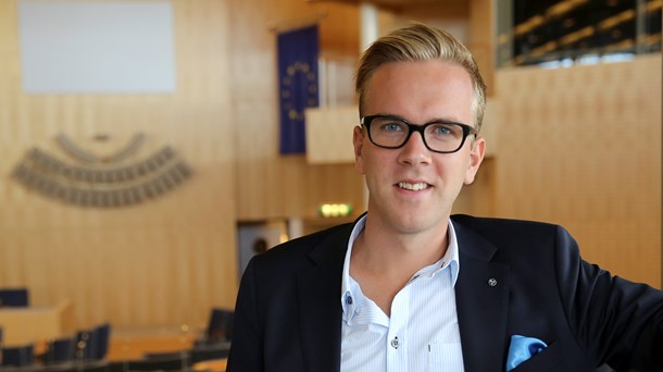 Andreas Carlson, rättspolitisk talesperson för Kristdemokraterna