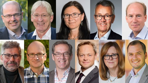 Svante Scherman, Sture Karlsson, Charlotte Bengtsson, Per-Olof Wedin, Nils Broman, Olov Söderström, Anders Landström, Lars Gabrielsson, Håkan Larsson, Elisabet Salander Björklund, Martin Holmgren. Ej på bilden: Mats Sandgren, Jan Åhlund och Göran Andersson.