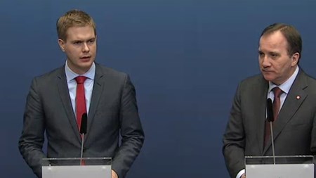 Statsminister Stefan Löfven (S) och Gustav Fridolin, språkrör för Miljöpartiet, meddelade på onsdagen att ett nyval kommer att hållas den 22 mars 2015.