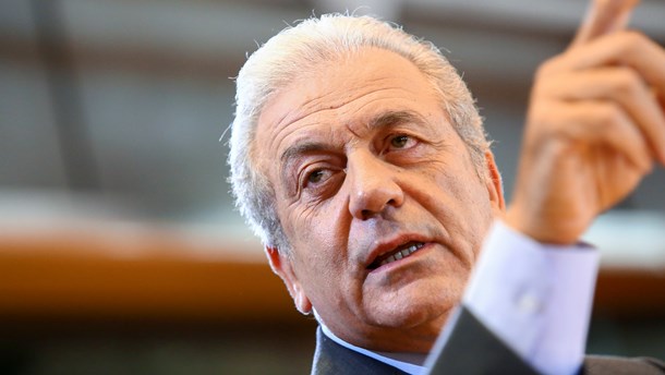 Dimitris Avramopoulos, kommissionären för migration och inrikesfrågor