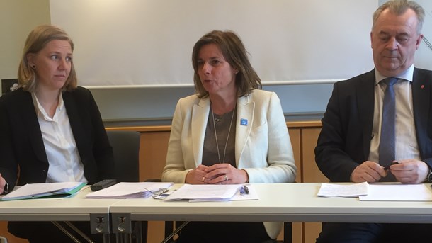 Tre statsråd inblandade i förberedelserna för FN:s The Ocean Conference i New York i juni: Miljöminister Karolina Skog (MP), klimat- och biståndsminister Isabella Lövin (MP) och landsbygdsminister Sven-Erik Bucht (S).