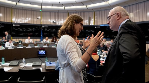 Jordbrukskommissionär Phil Hogan och handelskommissionär Cecilia Malmström och flera andra ville ha 15 år, som är den längsta förlängning som kan ges.